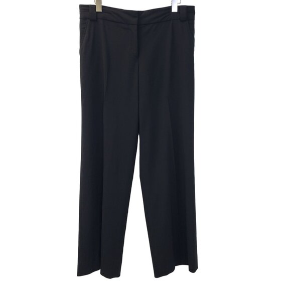 Burberry Blakebury Wool Blend Wide Leg Trouser Pants Size 10 - Picture 1 of 5